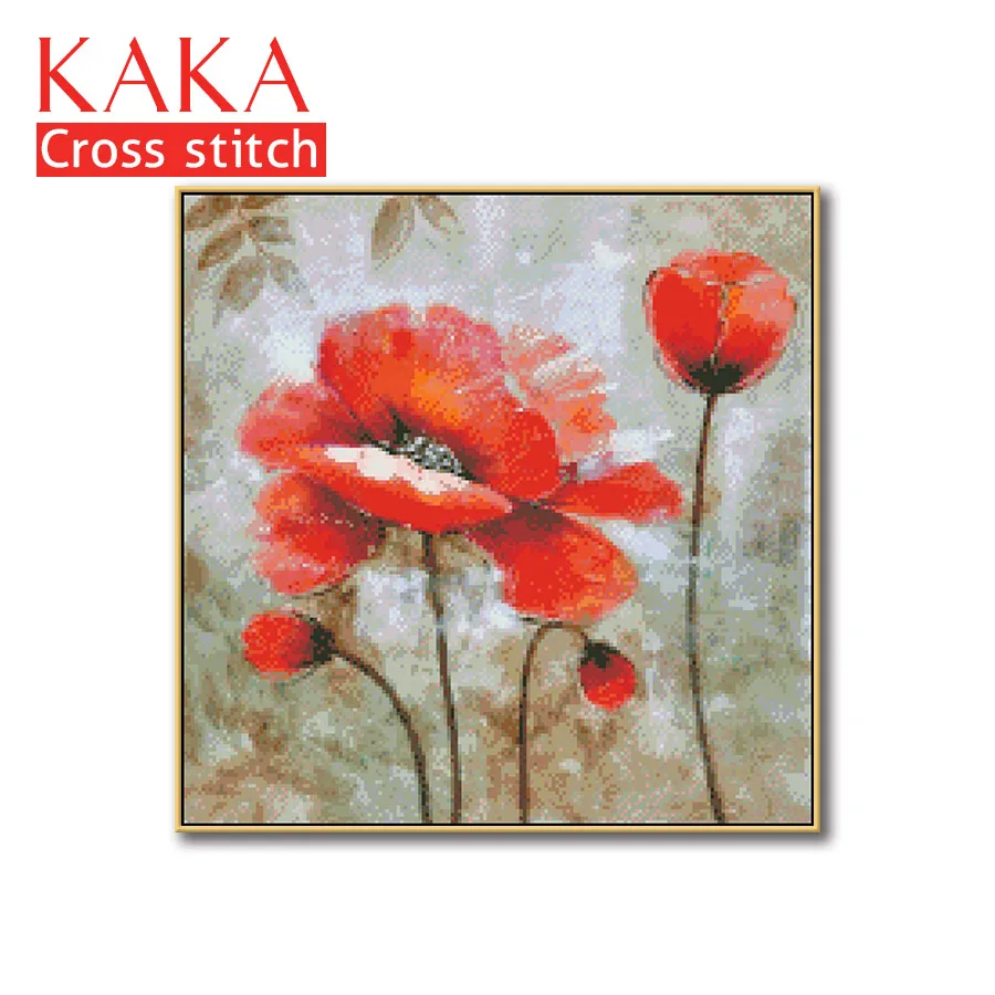 Наборы для вышивки крестиком наборы с напечатанным рисунком 11ct холст домашнего