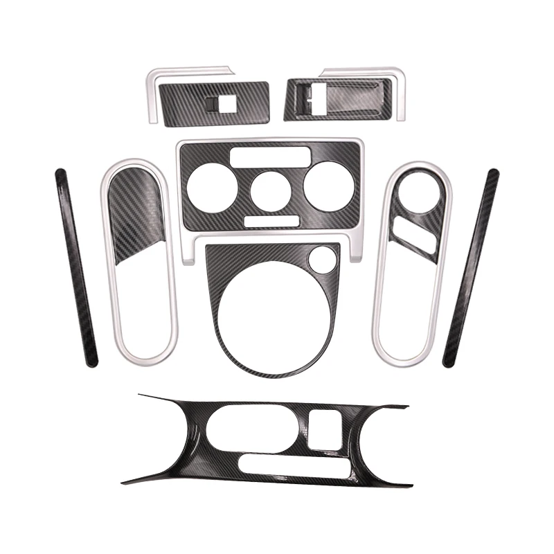 

Carbon Fiber Printed Car Interior Center Console Gear Panel AC Window Control Moulding Trim for Volkswagen Beetle 2013-2018