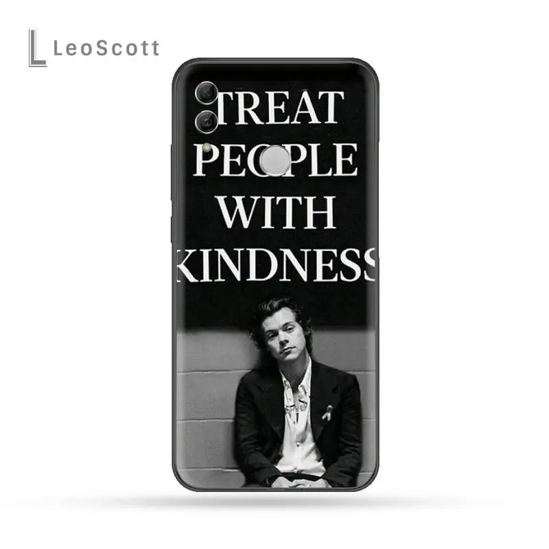 

Harry Styles Treat people with kindness Phone Case For Huawei honor P9 P10 P20 P30 P40 Pro 10i Lite 20 nova 5t