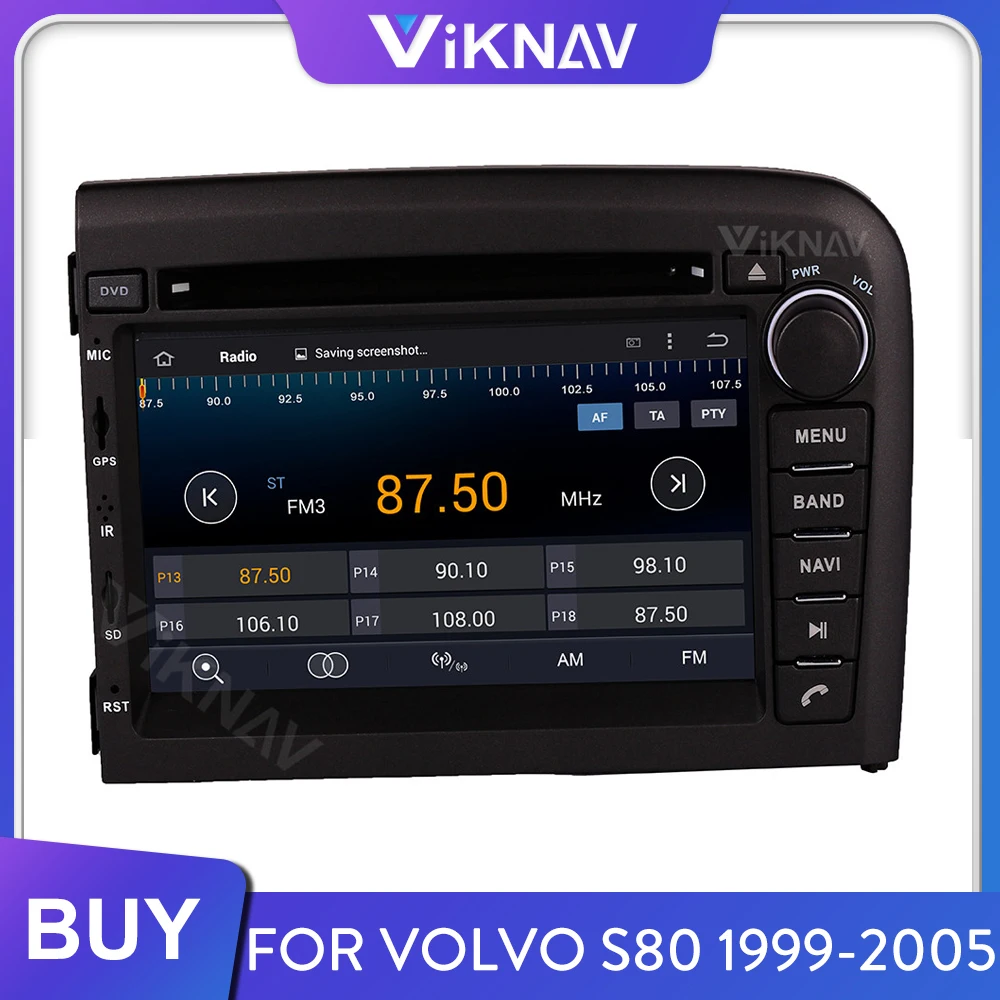 for VOLVO S80 1999-2005 Car DVD player Autostereo Radio Multimedia Tape Recorder Head Unit GPS Navigation 2Din