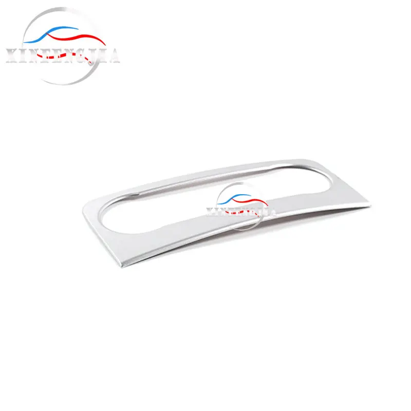 

For Mercedes-Benz GLK Class X204 13-15 Chrome Silvery Car Interior Front Center Control Air Conditioner AC Adjust Panel Trim