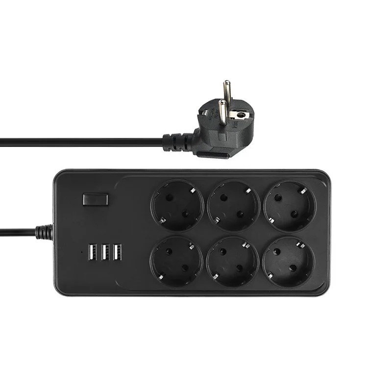 Умная электрическая розетка расширение Мощность полосы штепсельная вилка