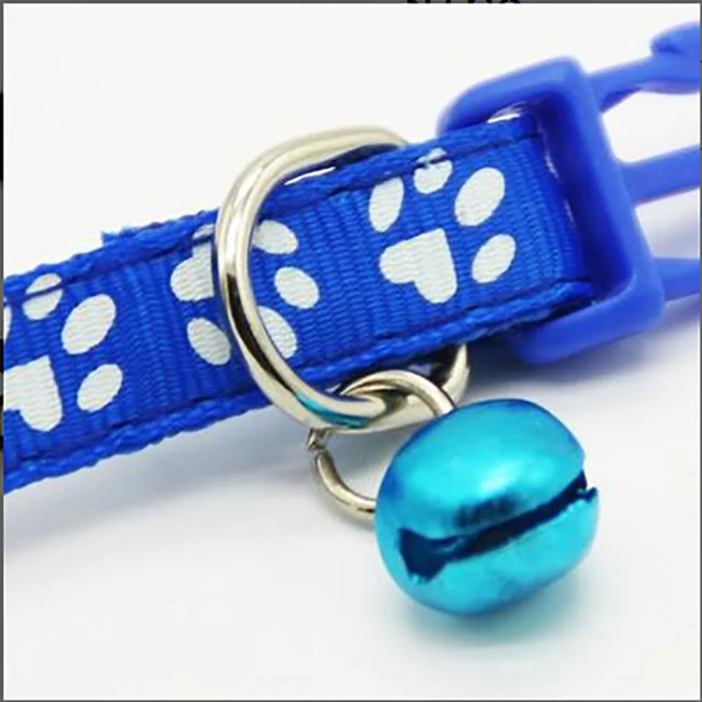 Милый ошейник для собак с колокольчиками маленьких кошек и регулируемый когтями