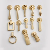 top quality 20pcs european solid brass cabinet door handles cupboard wardrobe drawer kitchen wine cabinet pulls handles knobs
