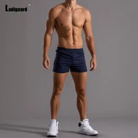 ladiguard mens casual shorts sexy elastic waist short pants 2022 summer new fashion beach shorts male clothing plus size s 4xl