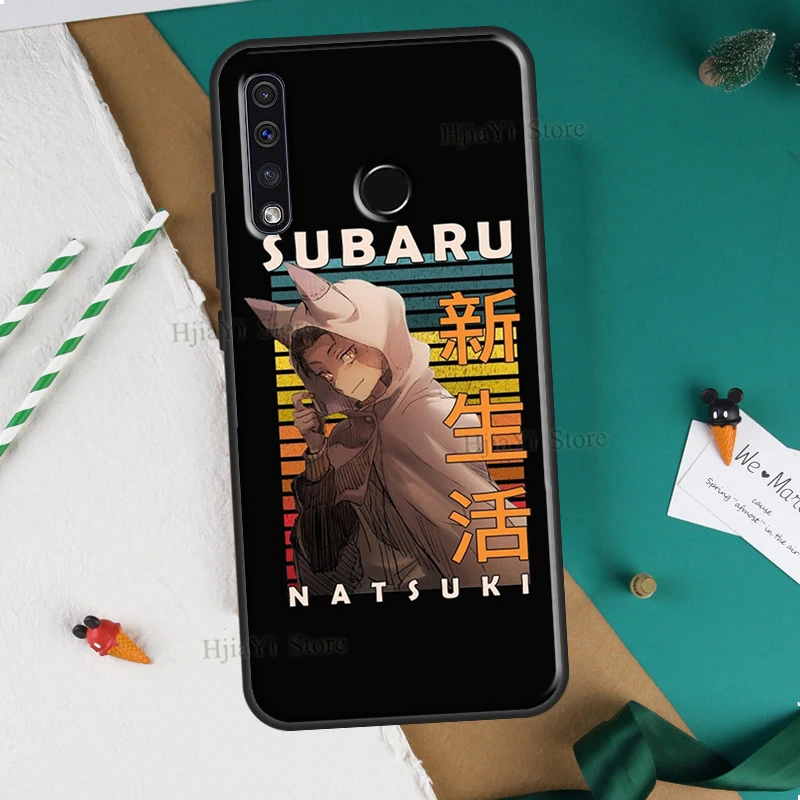 Чехол Natsuki для Subaru Re Zero Huawei Honor 10i 7C 7A 6C 4C Pro 8A 9A 6X 7X 8X 9X 7S 8S 9S 8 9 20 10X 10 Lite | Мобильные