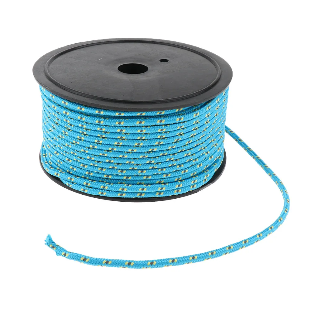 Lake Blue 50m 0," высокопрочный направляющий шнур для светоотражающего тента Guyline Canopy Cord аксессуары для кемпинга 32,8фт/65,6фт/164фт - Цвет: Lake Blue 50m