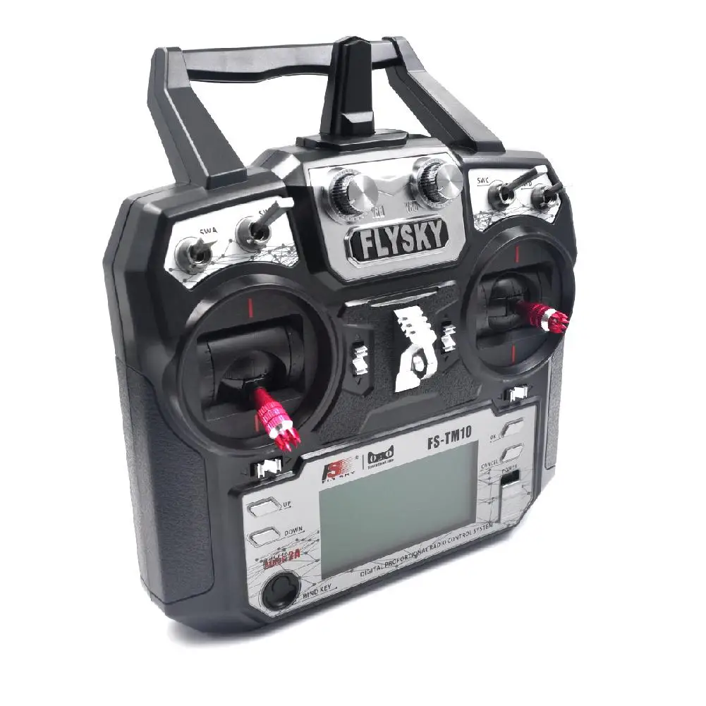 LeadingStar Flysky FS-TM10 2.4G 10CH AFHDS RC Transmitter Black with FS IA10B /IA6B Receiver | Игрушки и хобби