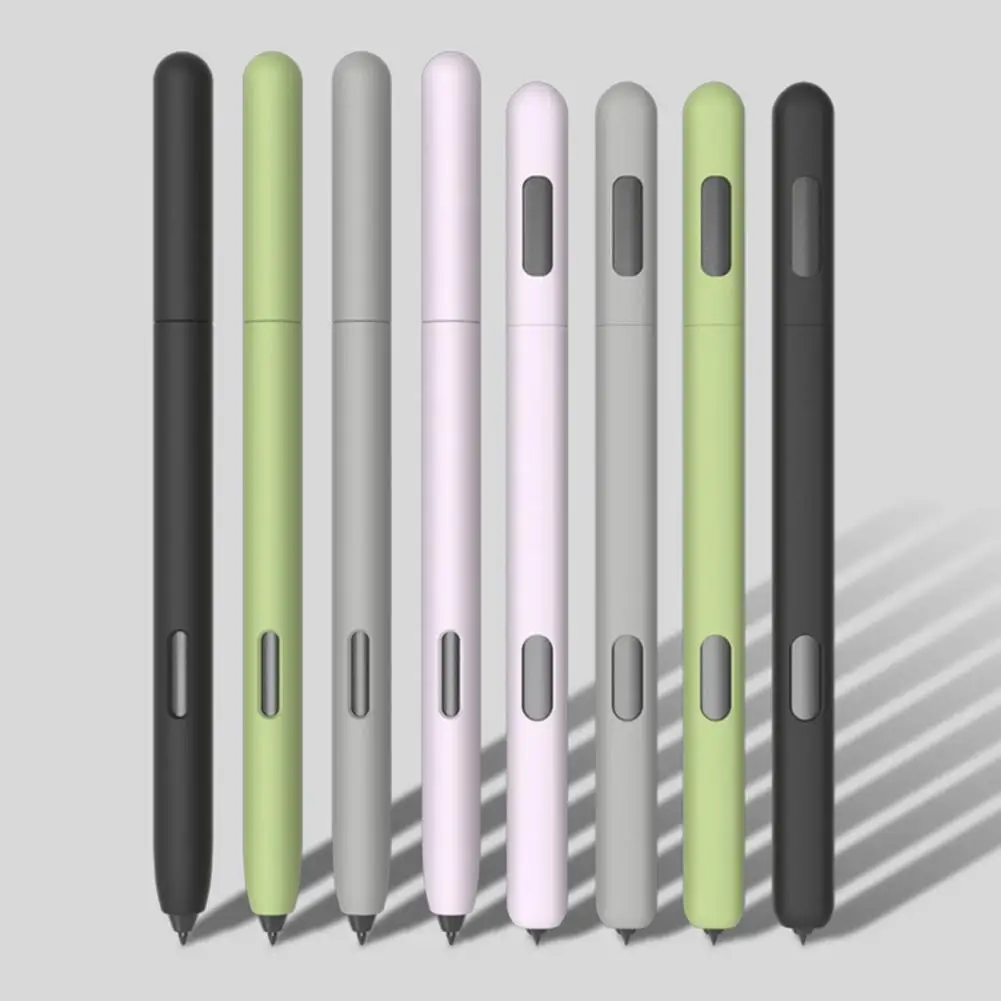 

1Set Silicone Pen Case Soft Portable Lightweight Anti-scratch Pen Sleeve for Samsung Tab S6/S7
