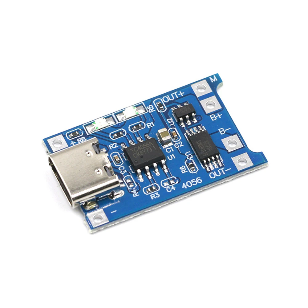 

Type-c/Micro/Mini USB 5V 1A 18650 TC4056A Lithium Battery Charging Board Charger Module With Protection Dual Functions 1A Li-ion