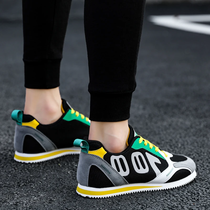 Осенняя мужская прогулочная обувь повседневные светящиеся кроссовки 7oo