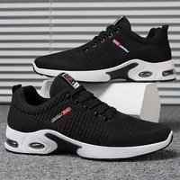 new casual shoes mens sneakers 2021 fashion summer air mesh breathable black wedges sneakers for men comfortable running shoes
