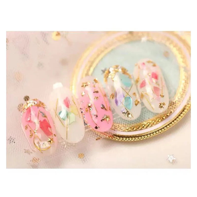 1 коробка стикер для нейл-арта нестандартная бумага фольг цветные