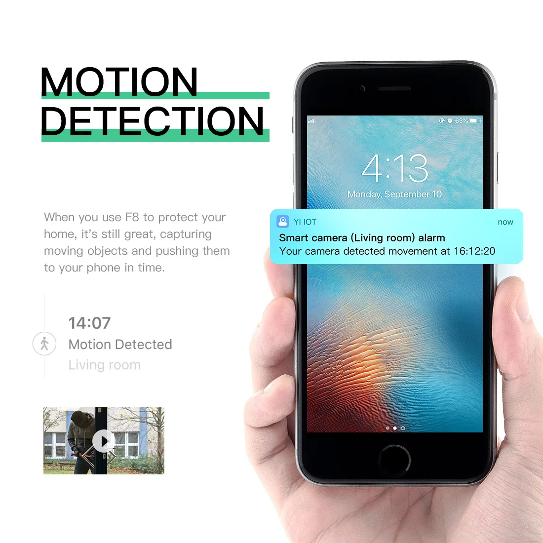 Камера видеонаблюдения FREDI беспроводная домашняя инфракрасная камера с функцией