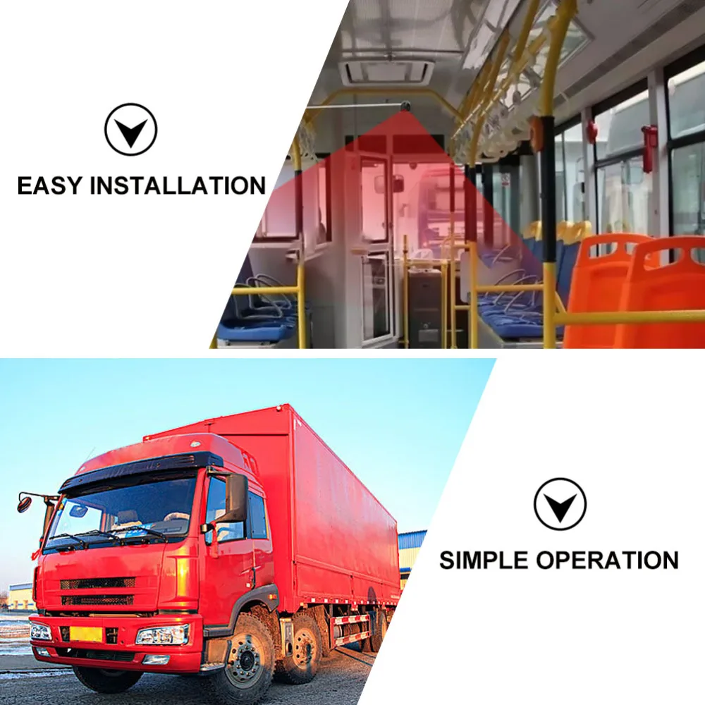 

1pc Universal Car Blind Spot Camera Night Vision Wide View Camera Accessory