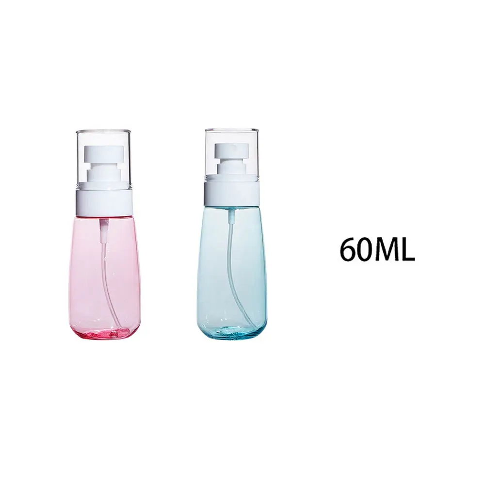 

2pcs Blue Pink Portable Empty Spray Bottles Travel Mist Spray Bottles Atomizer Travel Container Skin Care Tools