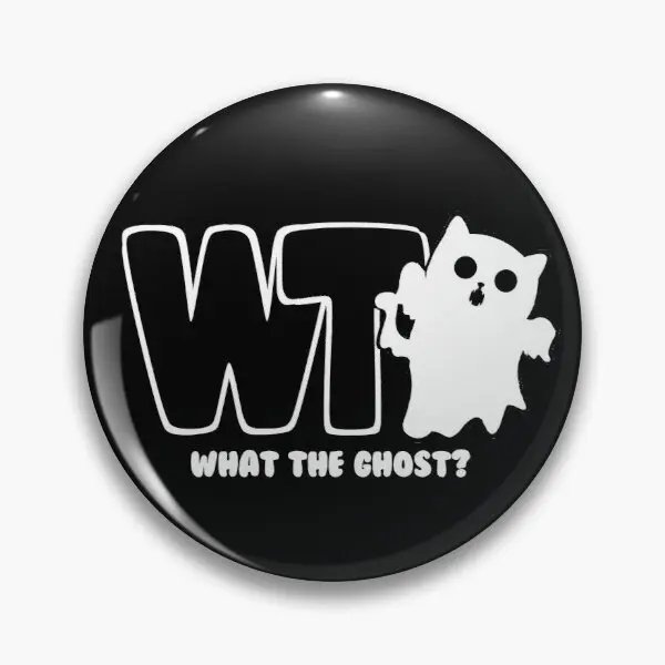 

What The Ghost - Light Soft Enamel Pin Women Collar Cartoon Gift Funny Metal Brooch Cute Badge Fashion Lapel Pin Decor Lover