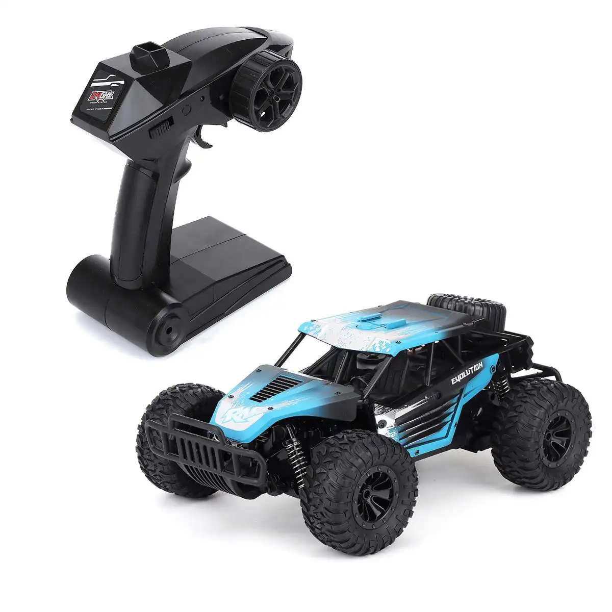 

1:16 4WD 20km/h Anti-interference RC Car High Speed Stunt Remote Control off Road Drift Vehicle Car Model + Metal Shock Absorber