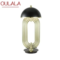 oulala modern led lamp table design e27 black and gold creative desk light home decorative for foyer living room office bedroom