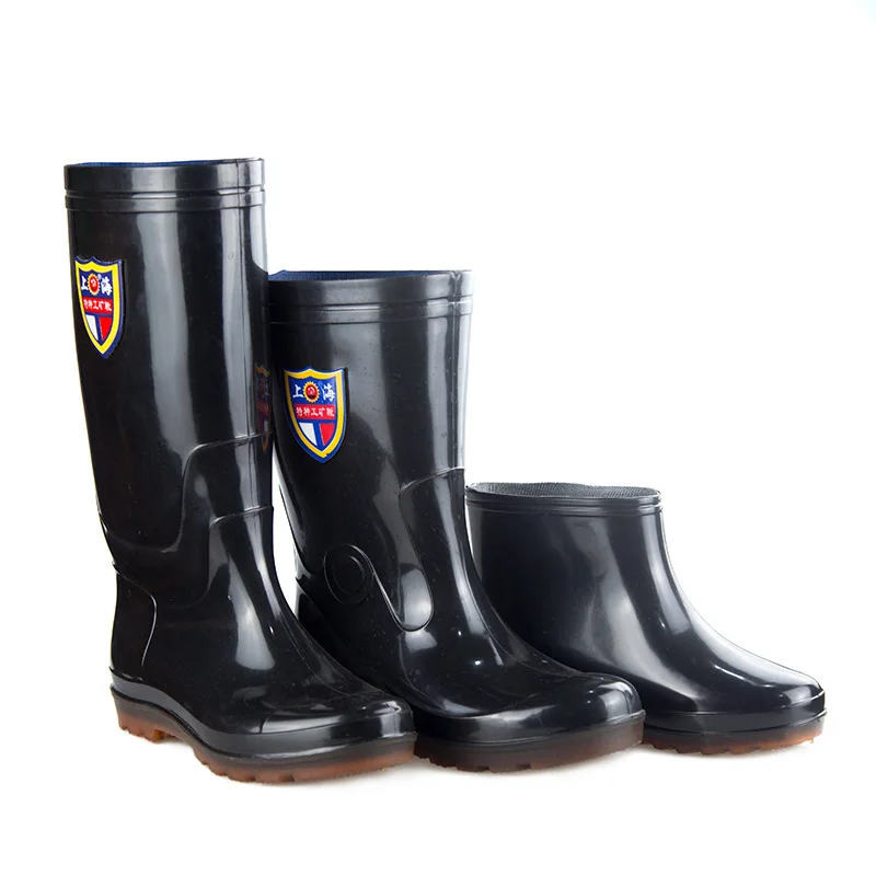 Мужские высокие ботинки из плюша защищающие работу износостойкие