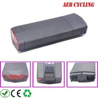 free shipping rb 3 rear rack ebike battery case 52 pcs 18650 cells carrierluggage ebike battery case for city bike