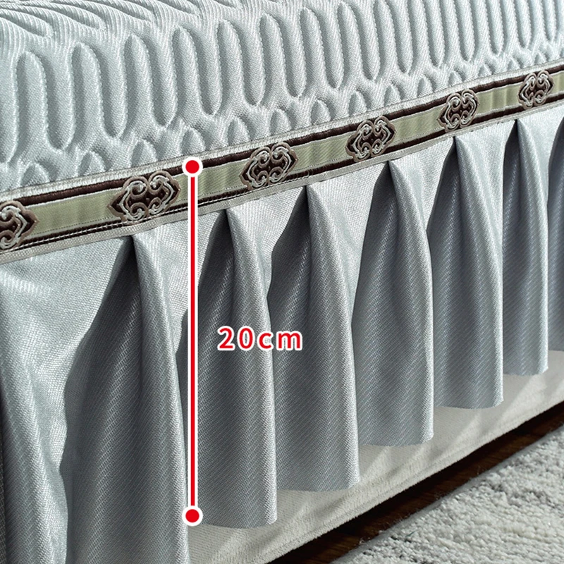 Новинка летние шелковые латексные коврики для дивана однотонная моющаяся