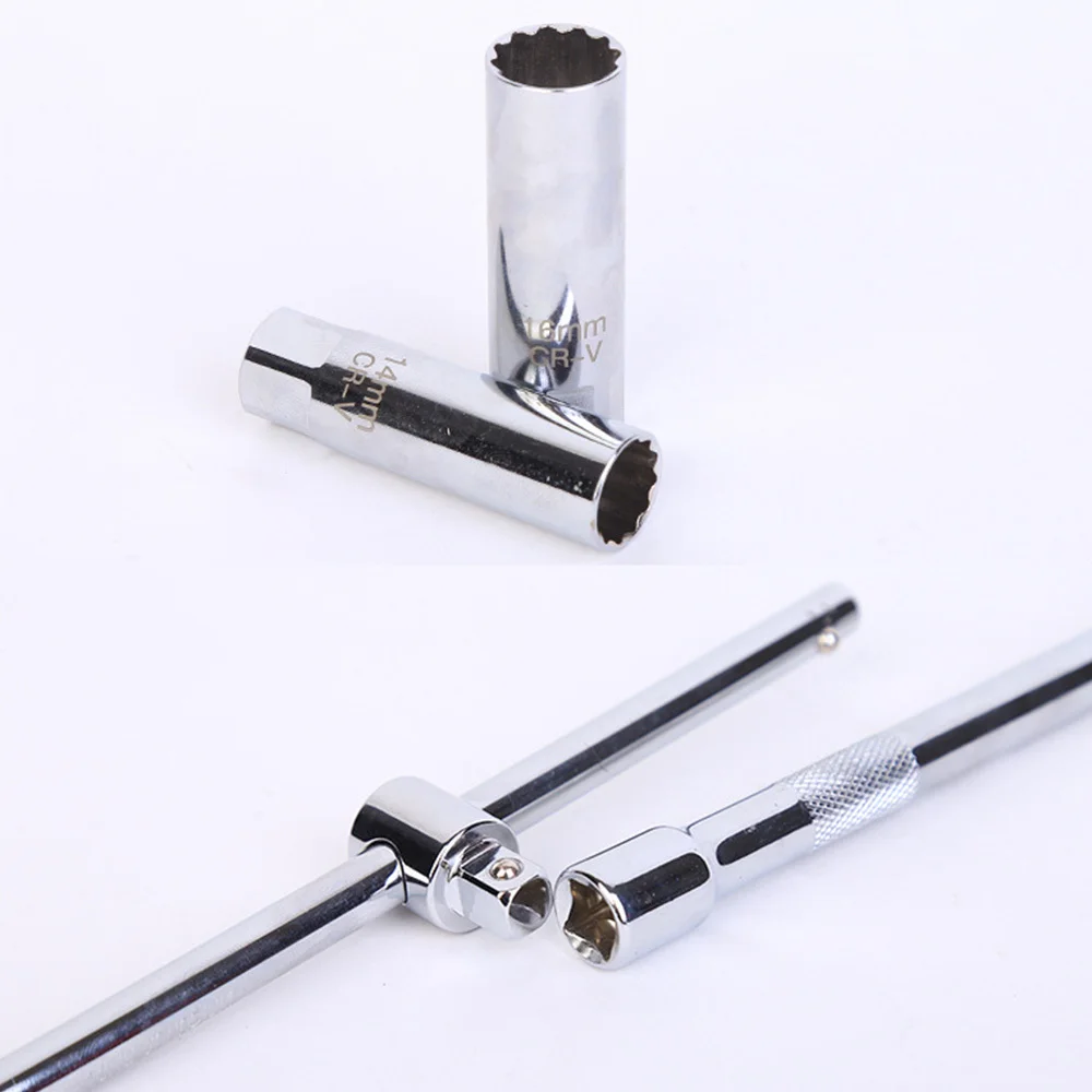 

Spark Plug Sleeve Wrench Spark Plug Socket Disassembly Removal Tool 14mm