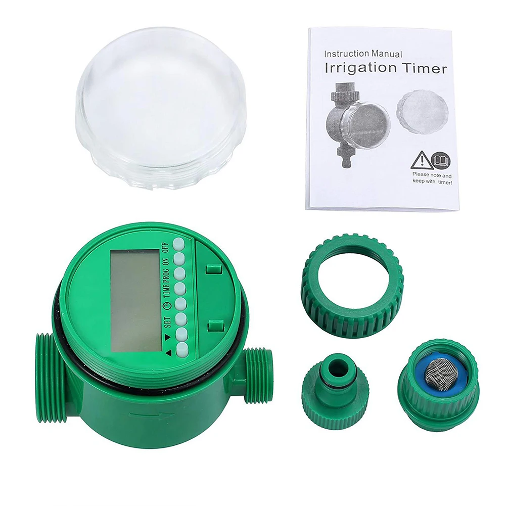 

1 Pc Automatic Electronic LCD Display Home Solenoid Valve Water Timer Garden Plant Watering Timer Irrigation Controller System