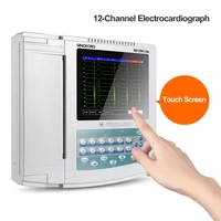 ecg1200g wifi 3612 channel 12 leads ecg machine 8 4 touch screen digital electrocardiograph ekg monitor software printer