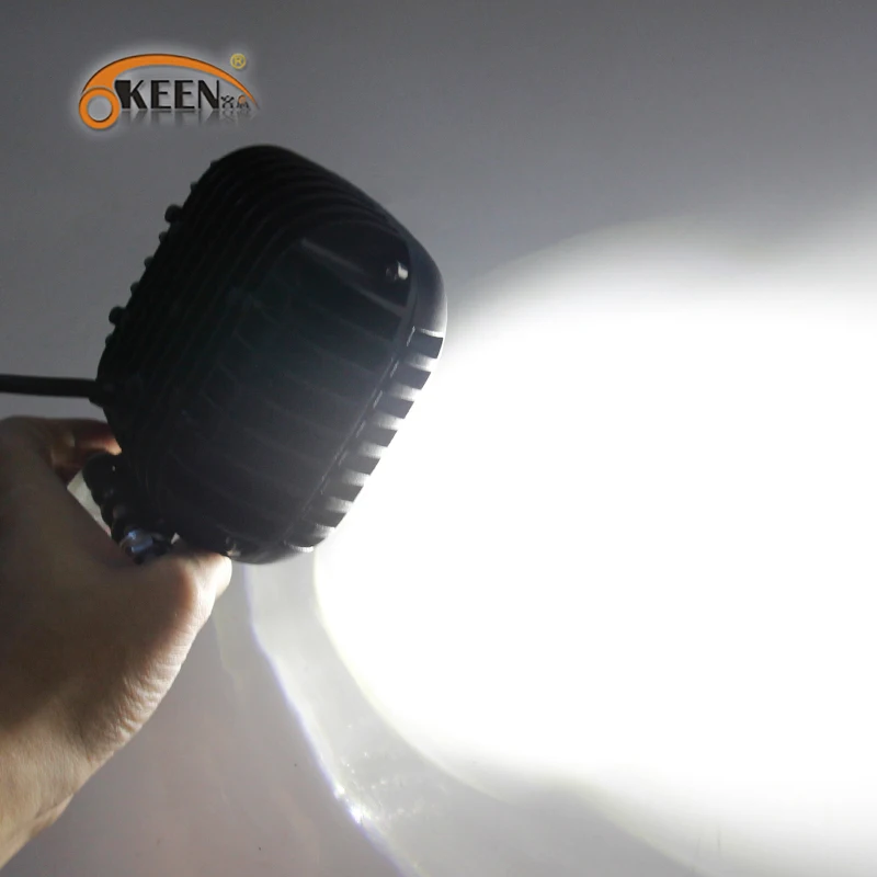 

OKEEN Square 5inch 48W Offroad LED headlight Car LED Work Light Spot Flood Beam Boat For Motorcycle SUV Night Driving Lighting