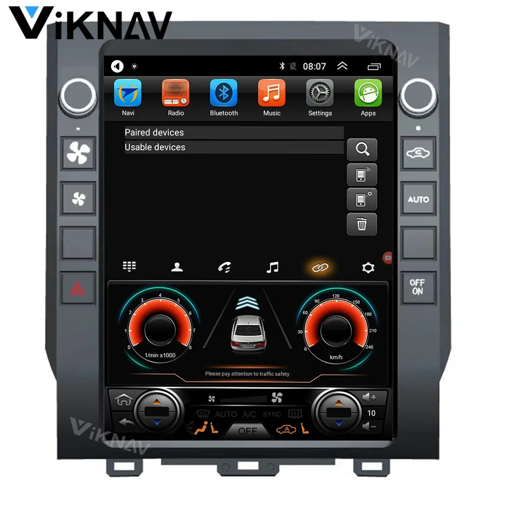 Автомагнитола 2DIN 12 1 дюйма в стиле Tesla для TOYOTA Tundra 2012-2018 android | Автомобили и