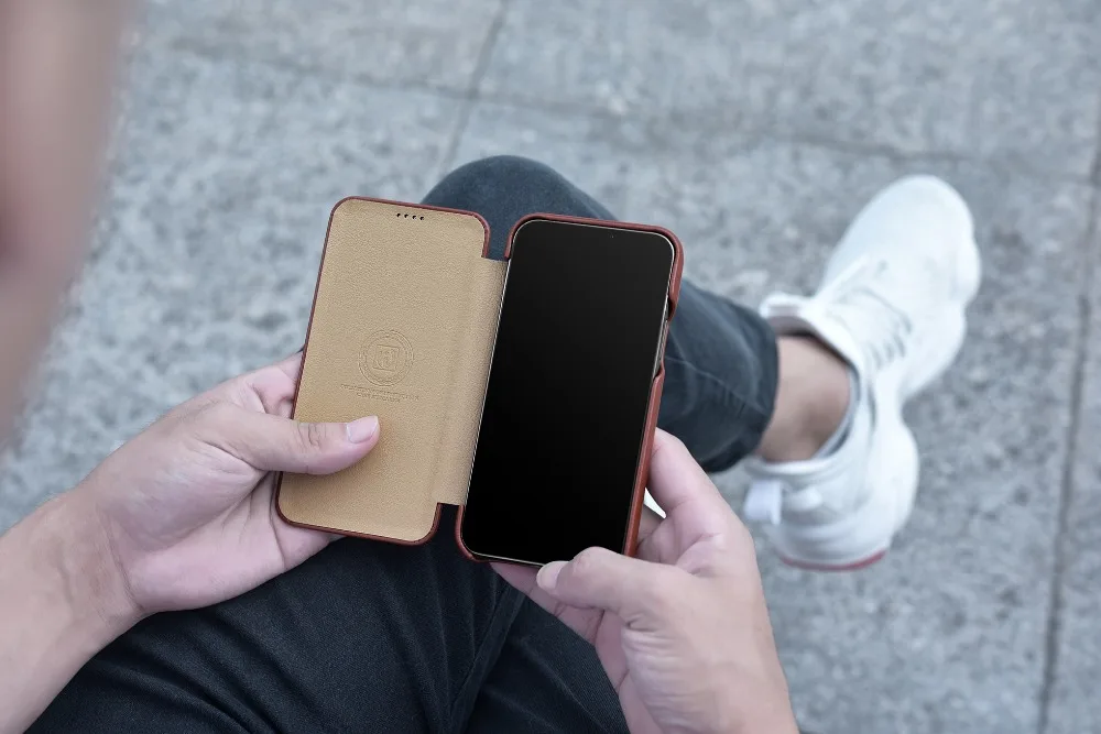 Флип-чехол для iPhone 11, чехол из натуральной кожи для iPhone 11 Pro Max, натуральная кожа, защитный чехол для iPhone XR X XS Max