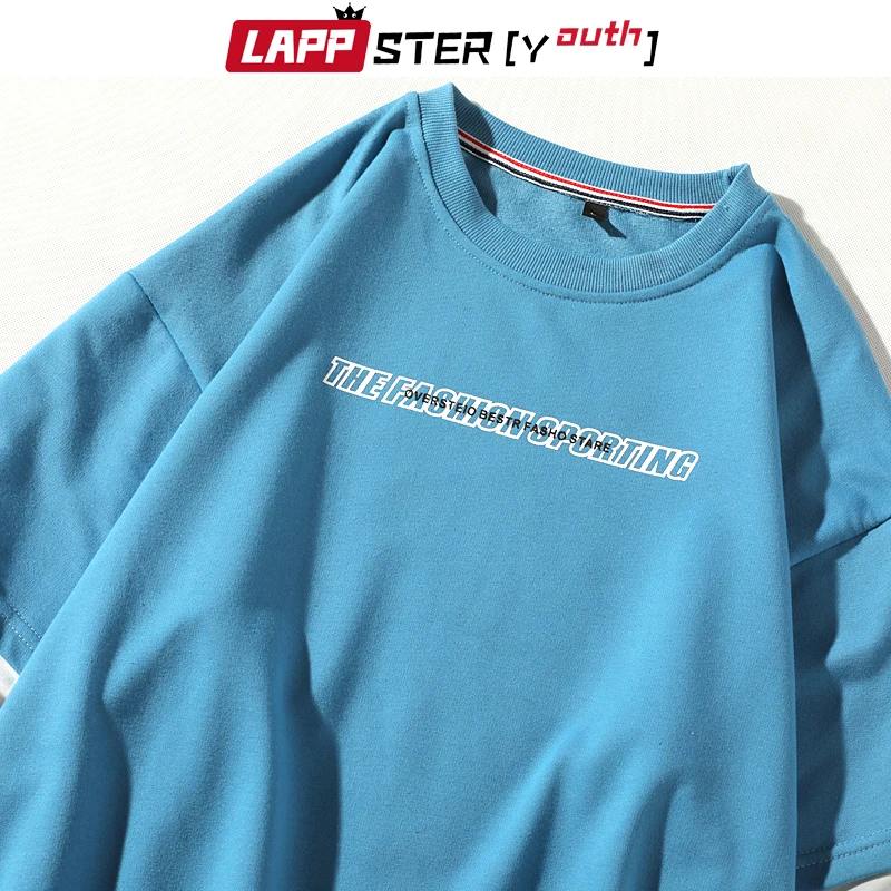 LAPPSTER мужские забавные Лоскутные толстовки Harajuku в клетку 2019 s японский уличная