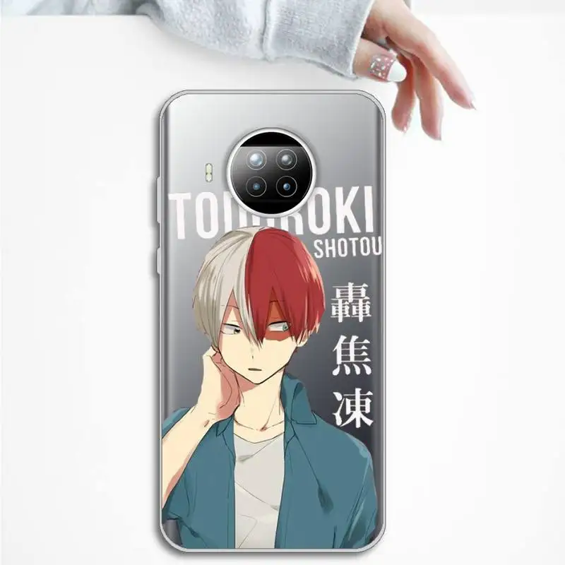 

My hero academia Phone Case Transparent for Xiaomi Redmi note 10 t 8 9 pro lite 11