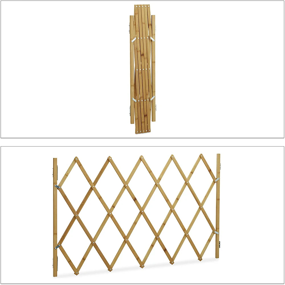 Складной Барьер для кошек и собак деревянные бамбуковые Безопасные ворота