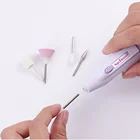 Электрическая шлифовальная машинка для ногтей, профессиональный маникюрный набор, мини-полировщик для ногтей с 5 шлифовальными головками