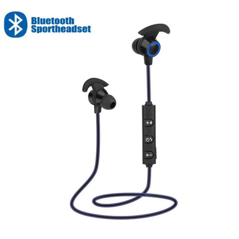 Беспроводные Bluetooth наушники спортивные с шумоподавлением вкладыши микрофоном