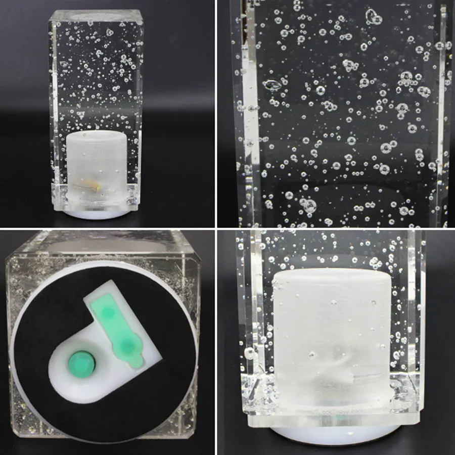 

Rechargeable LED Creative Magic Crystal Table Lamps Bubbles KTV Cafe Restaurant Hotel Cafe Table Night Light Free Logo Printing