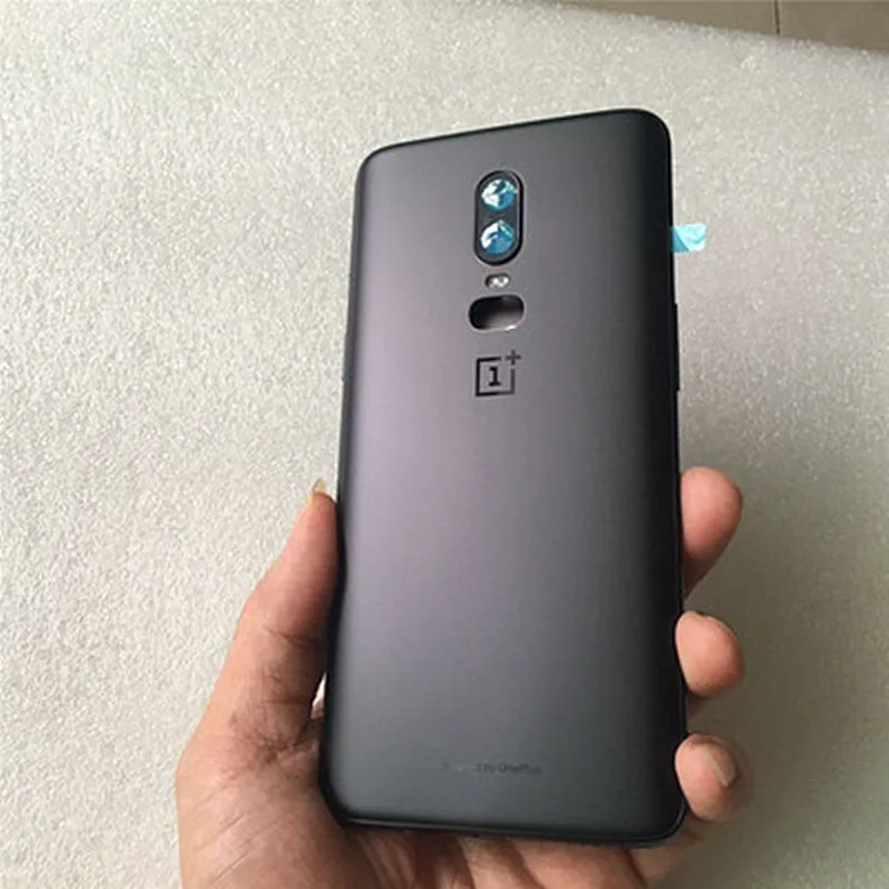 100% оригинальная задняя крышка батарейного отсека средняя рамка для Oneplus 6 1 +
