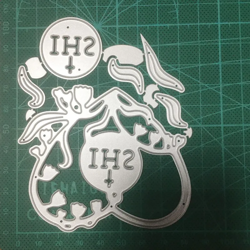 

Craft dies Nativity IHS Heart Frame Metal Cutting Dies DIY Scrapbooking dies Embossing Album Cards Making Stencils dies new 2020