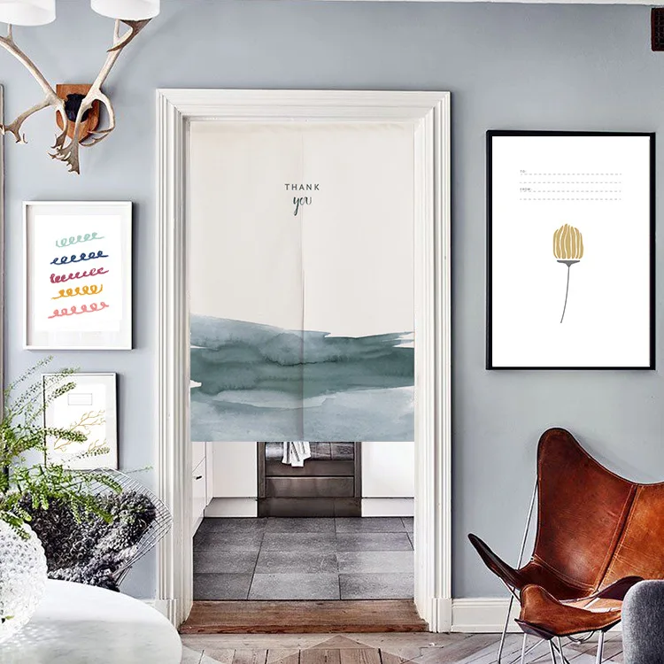 Дверной занавес с акварелью домашний входной аксессуары украшение для спальни