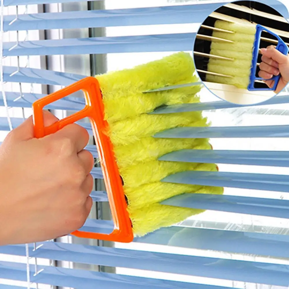 

Durable Microfibre Venetian Blind Cleaner Window Conditioner Duster Shutter Clean Brush Household Cleaning Tools Supplies