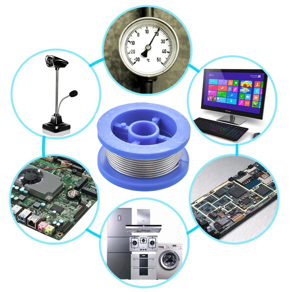 Оловянная проволока 0 8 мм для пайки с расплавленным канифольным ядром