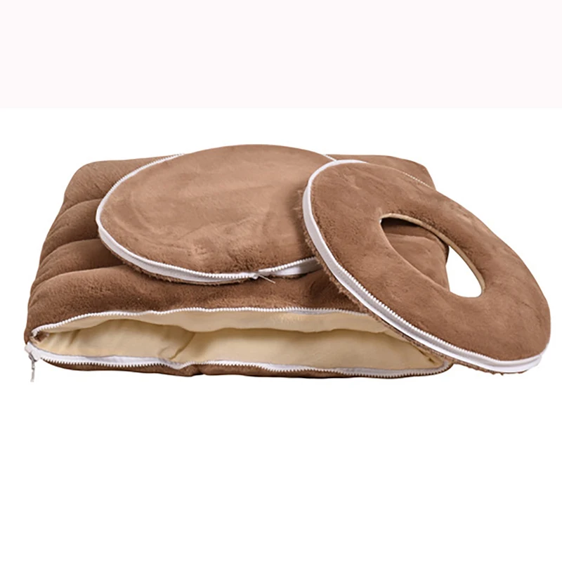 Складная круглая кровать Smartpet для кошек зимний теплый уютный плюшевый коврик