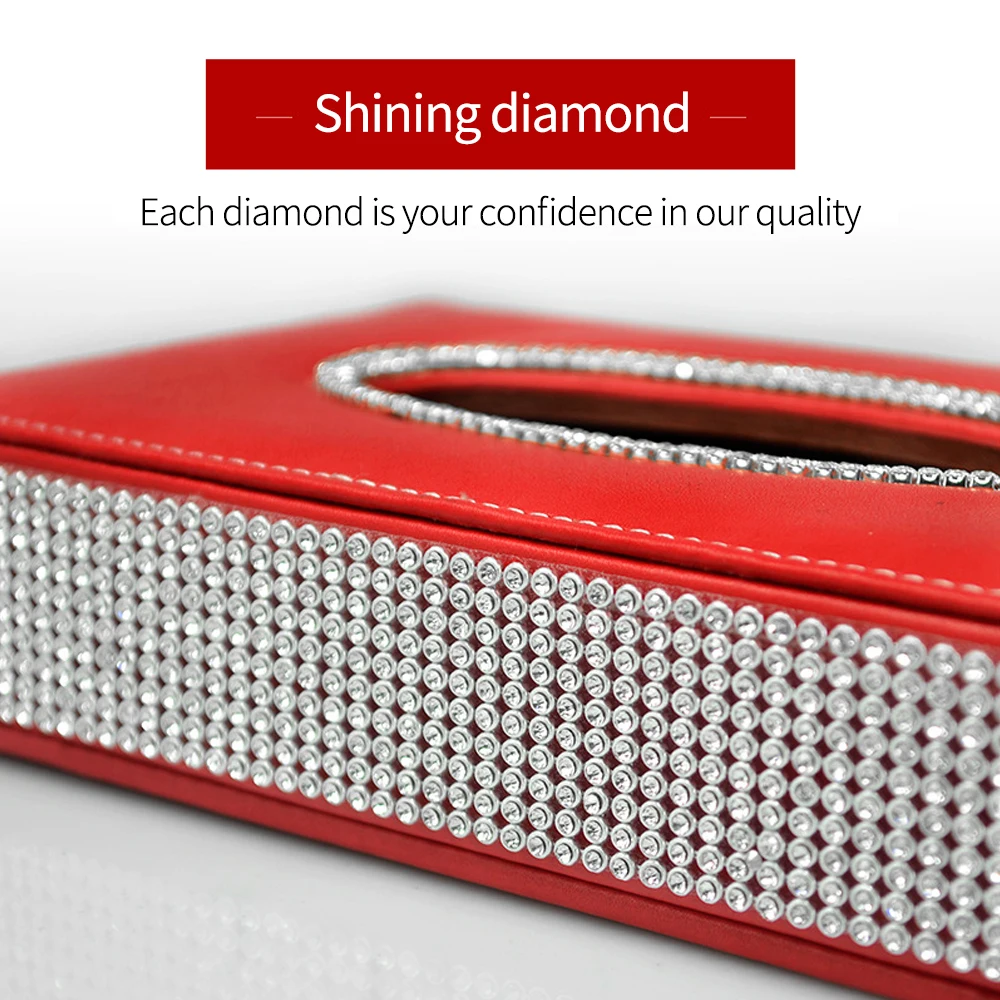 Коробка-Держатель салфеток в машину авто Интерьер хранения украшения для BMW