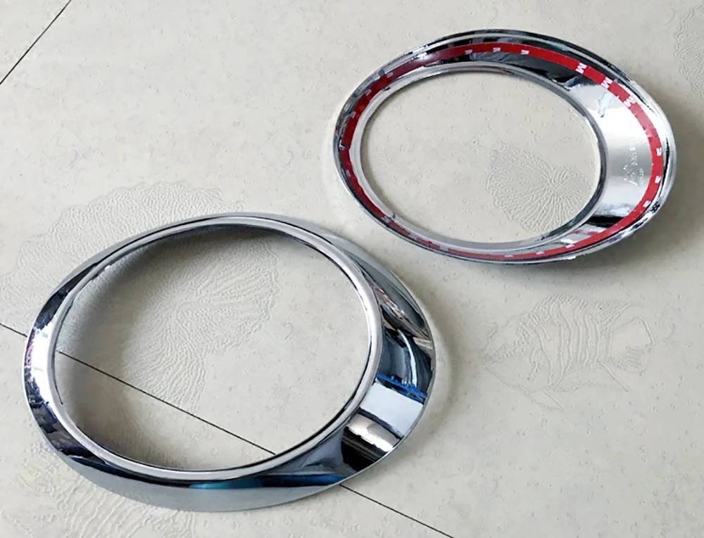 Fit For Subaru Forester 2009 2010 2011 2012 Car Front Fog Light Cover Frame ABS Chrome Head Lamp Trim Molding Garnish 2pcs | Автомобили и