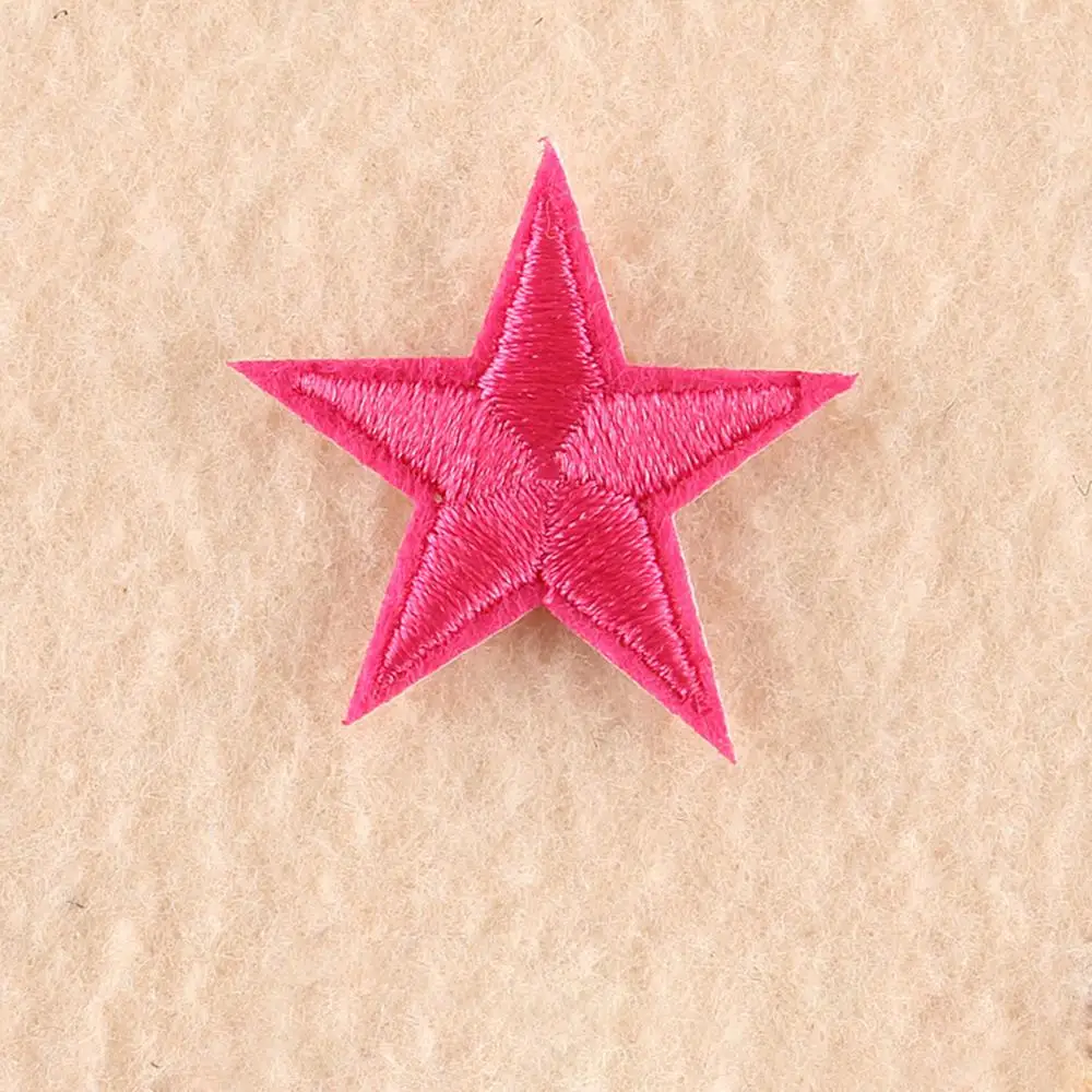 33Pcs/Set 33Colors Star Patch Badge Embroidery Iron On Patches Sewn Applique Embroidered Art DIY Craft Clothes | Дом и сад
