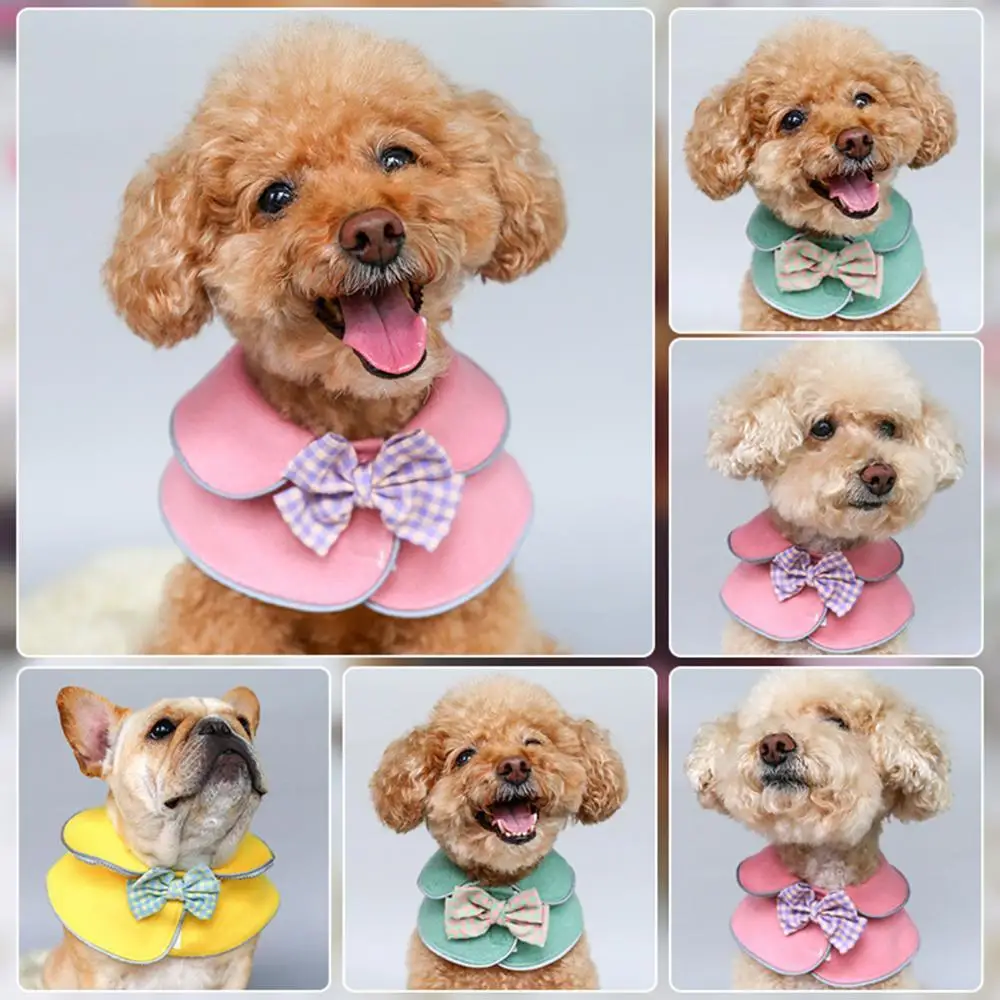 

Cat Dog Bibs Scarf Collar Cute Cat Puppy Decoration Dog Cat Kindergarten Shawl Student Bowknot Princess Style Cape Pet Supplies