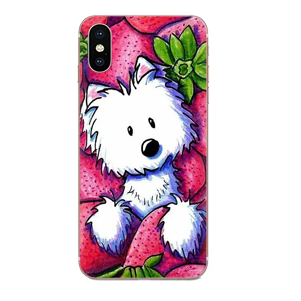 Мультфильм Вест-Хайленд терьер для спортивной камеры Xiao mi 3 4 4C 4i 5 5S 5X6 6X8 SE Pro Lite A1 Max