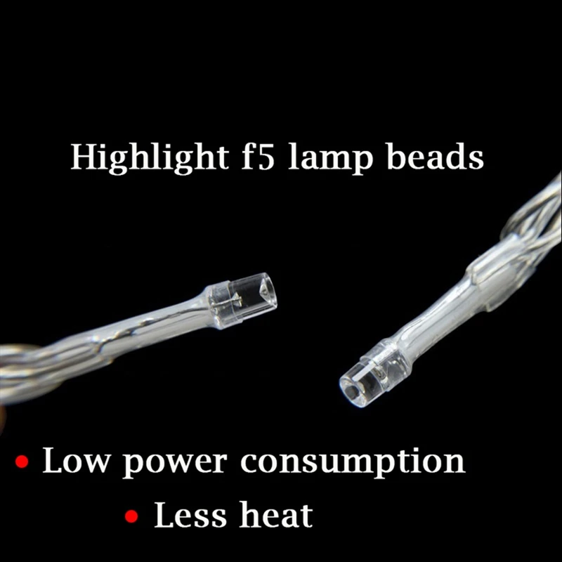 DC 5V 10M USB светодиодная гирлянда водонепроницаемая лампа для праздника Рождества